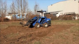 Челюстной ковш и ковш высокой выгрузки на минипогрузчике MultiOne