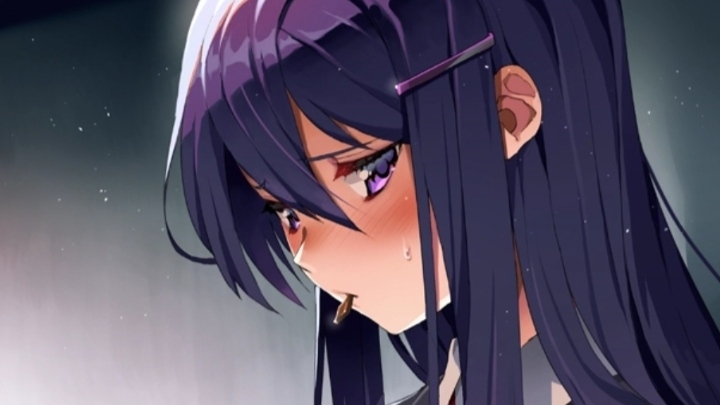 Dokidokiliteratureclubplus (5) Юри заслушала блин 👀🥰