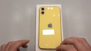 Apple iPhone 11 Yellow 64gb - UNBOXING VIDEO