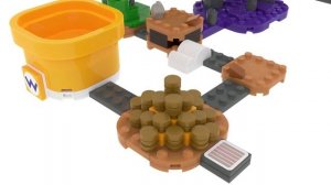 NEW Lego Super Mario WARIO STARTER COURSE! | Custom Mario Set