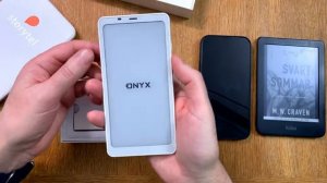 WHITE ONYX BOOX PALMA ebook reader in a smartphone format - unboxing and first start