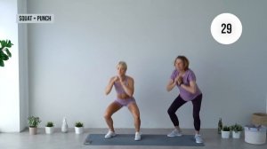 20 MIN ALL STANDING HIIT - With LOW IMPACT Options, No Equipment, for Advanced & Beginner