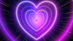 Video Background│Neon Heart Tunnel Background│LED Lights Heart Wallpaper сердечки фон,фон