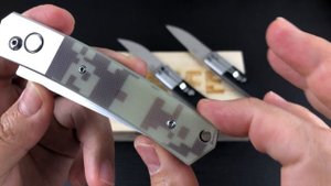 Автоматические ножи G7361 от Ganzo и Нож "Firebird F7211-BK" 440C Black G-10 от Ganzo