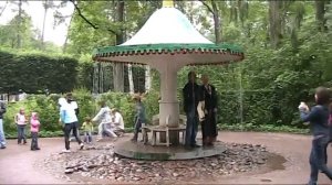 Петергоф,фонтан-шутиха грибок