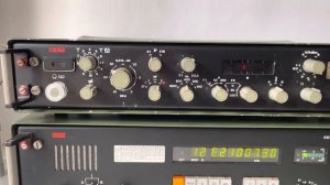 RFT EKD 500 radio receiver and RFT EZ100 preselector, phasing unit & antenna switch