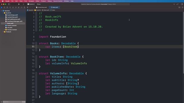 iOS Swift Tutorial: Use APIs with Swift UI & Build a Book Barcode Scanner
