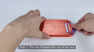 UniqueMe【Auto-Dust Removal Frame】Screen Protector for iPhone (Red version)