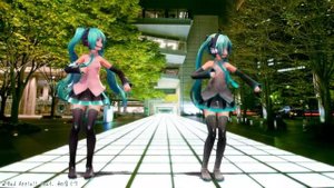 【MMD】Bad Apple!! feat. Hatsune MIKU【Vocaloid Cover】