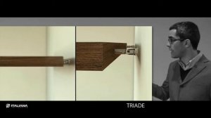 Скрытый полкодержатель Triade от Italiana Ferramenta видеообзор