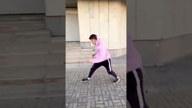 Крутые Сальто, Паркур и Фриран от Dima Hom #shorts