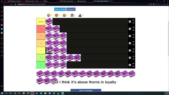 Ranking Minecraft Enchantments. смотреть онлайн