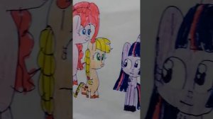 как нарисовать пони шестёрку из 5 поколения пони