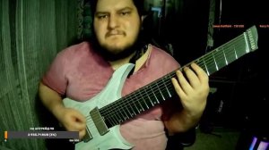 Метал импровиз со стрима на 8 струнке