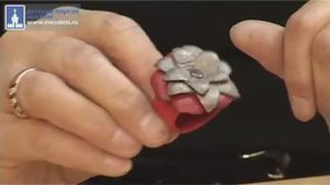 Кольцо из кожи