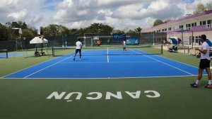 1. First round Marcelo Arévalo and Tennyson Whiting M15 Cancun futures doubles