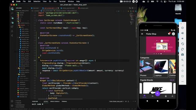 FlutterFire - Full eCommerce App - Section 7 - Stripe Payment