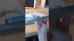 Unboxing iPhone15 256GB light blue!!🔥#unboxing #iPhone 15 #light blue