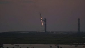 Захват бустера в 5 тестовом полете космической транспортной системы SpaceX Starship. 13 октября 2024