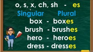 SINGULAR and PLURAL NOUNS