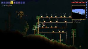 Как победить скелетрона в первый раз.