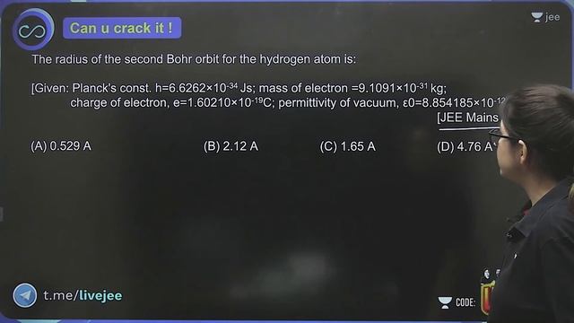 Atomic Structure L3 | Bohr Atomic Model | #jee2024 #jee2025 #jeechemistry #monicabedi