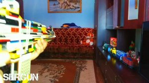 Обзор на оружие из лего №6: АК47/ Review on AK47 from LEGO(working).