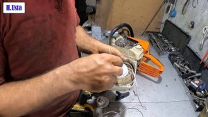 Stihl ms250 Motorlu Testere Starter ip değişimi Nasıl yapılır..