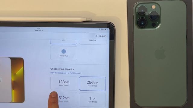 iPhone 13 Pro Max Alpine Green unboxing || আইফোনের নিউ রিলিজ ফোনের কালারটা কেমন || New iPhone.