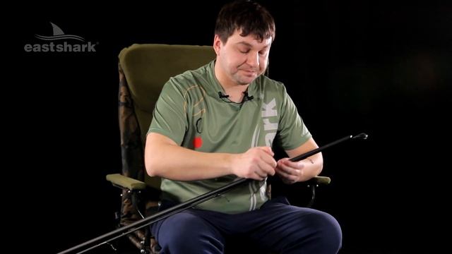 Штекерное карповое 2-х частное удилище EastShark Blixem смотреть онлайн