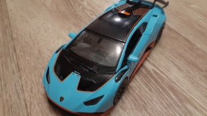 клип синий ламборгини