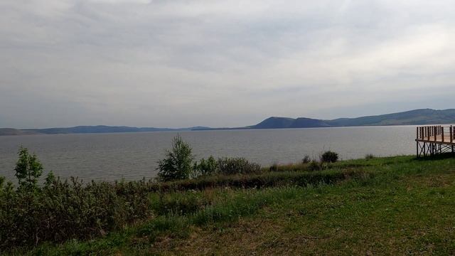 Паромная переправа,село Новосёлово,Красноярский край