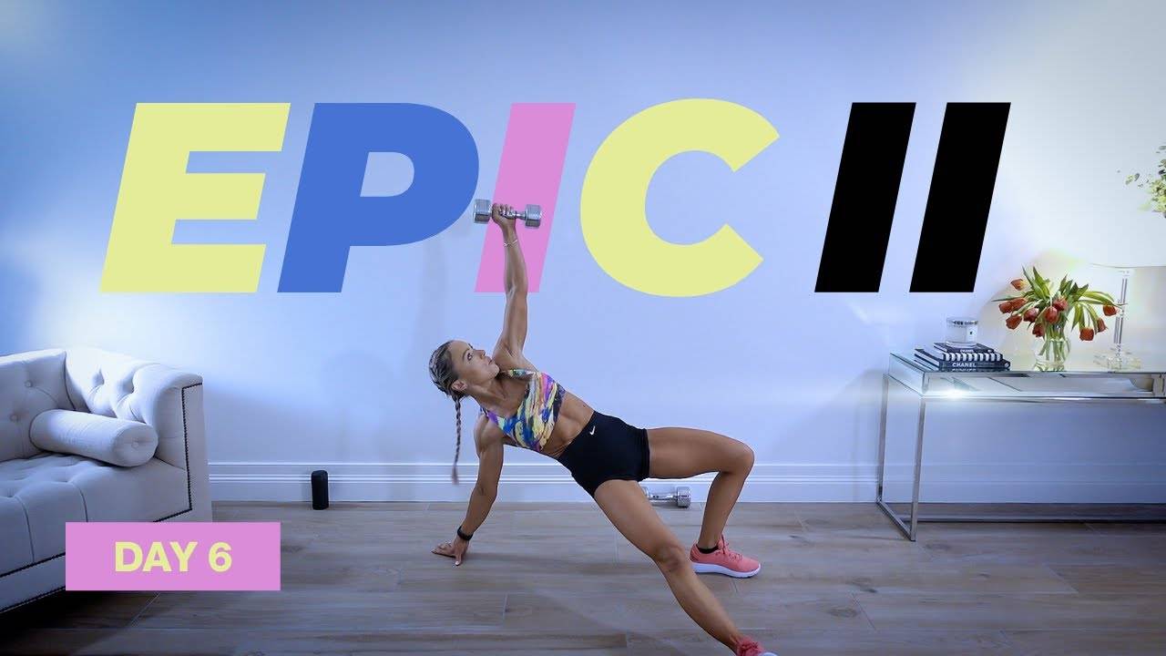 Caroline Girvan - INTENSE Full Body HIIT Workout with Weights | EPIC II - Day 6