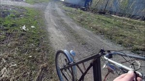 Электротрайк самоделка.