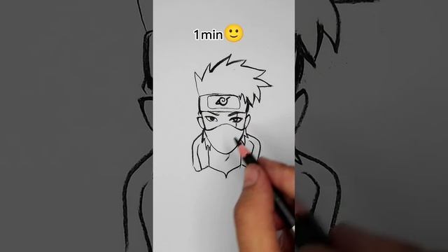 how to draw Kakashi || Kakashi Hatake