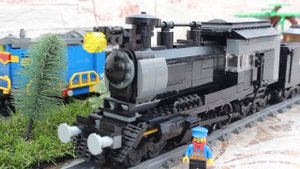 Обзор самоделки "Паровоз" || из Lego