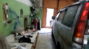 Тойота Ноакс .Полная покраска .Батя об него разбил себе лицо