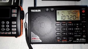 DSP DEGEN DE 321 Analog radyo TECSUN PL-310 ve DEGEN De29 107.20 Frekansta Aynı Performansta...