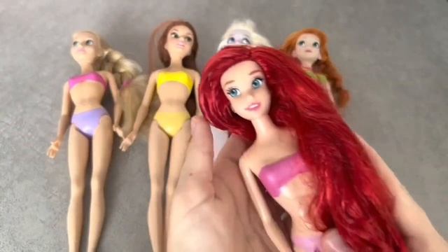 Relaxing Minutes Satisfying with Unboxing Charming Disney Princess Doll Set ASMR смотреть онлайн