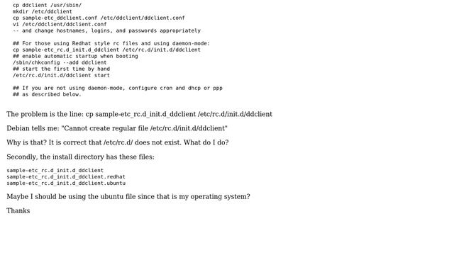 dyndns ddclient client on ubuntu, how to do a basic installation ...