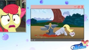 Apple Bloom Reacts to Derpy Gets pranked HD | I WOULD NEVER DO THIS!
