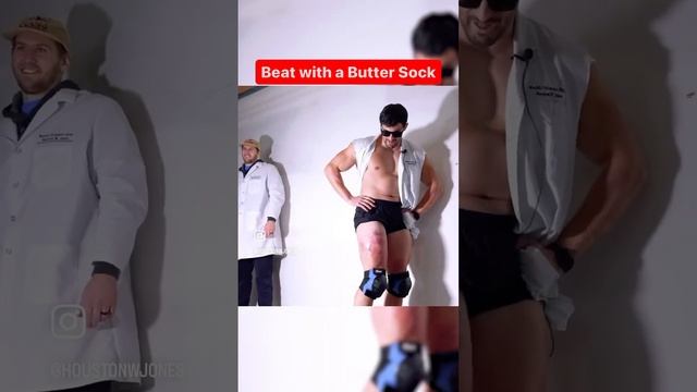 Proving that Butter in a Sock is LETHAL… #funny #science #cooking