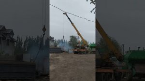 Автокран мта 160к после переделки.