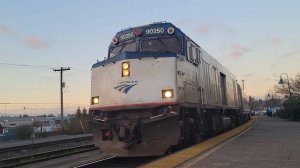 Amtrak 90250 Leads Amtrak Cascades 505 in Vancouver Washington!(1)