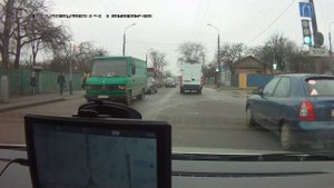 г. Гомель. Полесский путепровод, выезд на встречную
