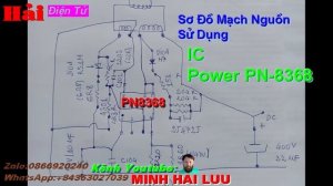 Hướng dẫn sửa điện tử - sơ đồ mạch nguồn đầu thu mặt đất - ic nguồn power PN8368