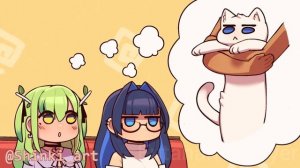 Футанари Сана и Гура в макдаке