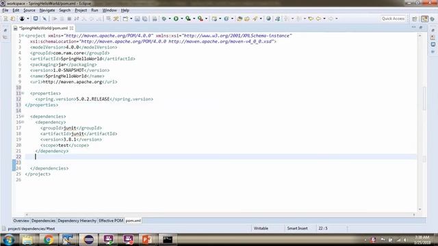 How to Create Spring Hello World Project using Maven? | Spring Tutorial | Spring basics