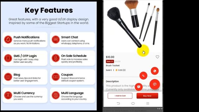 RevoSHOP - eCommerce / Woocommerce Flutter Android iOS App - Fashion Electronic Gadget Grocery Othe