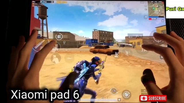 xiaomi pad 6 pubg gameplay| xiaomi pad 6 pubg test | xiaomi pad 6 bgmi test смотреть онлайн